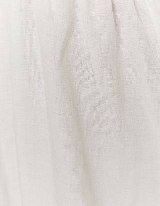 Λευκό Cut Out Maxi Φόρεμα