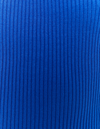 Μπλε Slit Midi Φόρεμα