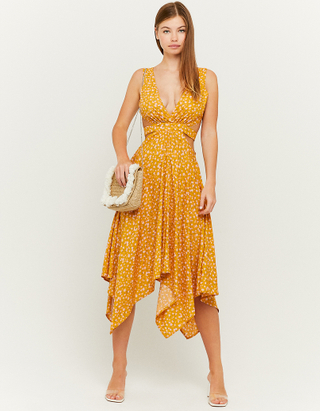 TALLY WEiJL, To Tie Back Cut Out Midi Dress for Women
