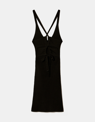 TALLY WEiJL, Φόρεμα Πλεκτό Mini Μαύρο for Women