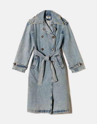 TALLY WEiJL, Cappotto Trench in Denim for Women