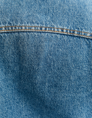 Blaue Jeansjacke