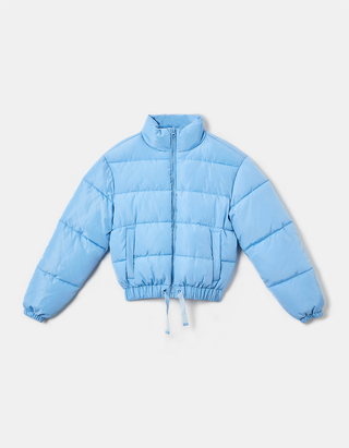 Blue Puffer Jacket | TALLY WEiJL Online 