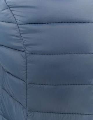 Blue Lightweight Puffer Jacket