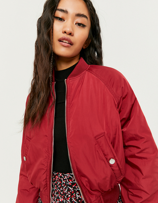 Giacca Bomber Corta Rossa | TALLY WEiJL Online Shop