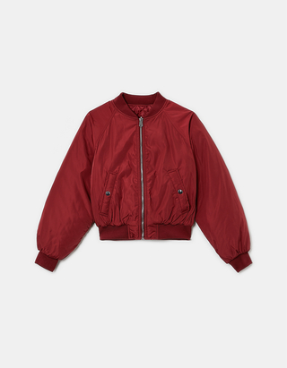 Giacca Bomber Corta Rossa | TALLY WEiJL Online Shop