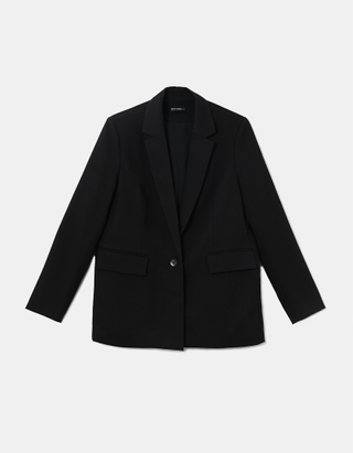 TALLY WEiJL, Black Long Sleeves Basic Blazer for Women