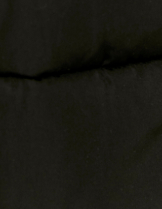 Μαύρο μακρύ μπουφάν με κουκούλα