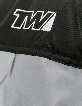 TALLY WEiJL, Grey Reflective Puffer Jacket for Women