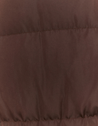 TALLY WEiJL, Brown Long Sleeveless Puffer Jacket for Women