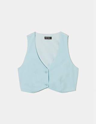 TALLY WEiJL, Cropped Classic Vest for Women