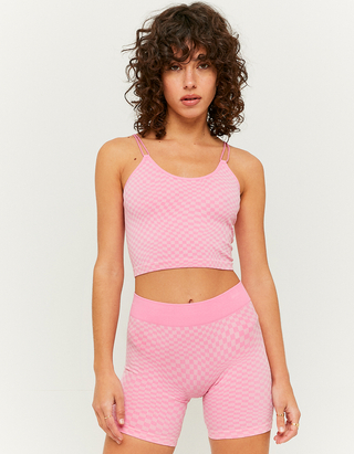 Leggings da Ciclista a Vita Alta Rosa | TALLY WEiJL Online Shop