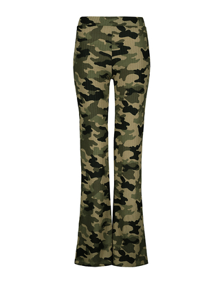 Camouflage Print Flare Leggings | TALLY 