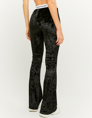 Flare Velvet Leggings | TALLY WEiJL 