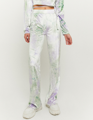 Tie Dye High Waist Flare Leggings 