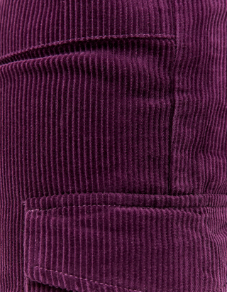TALLY WEiJL, Purple High Waist Cargo Trousers for Women