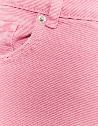 TALLY WEiJL, Pink High Waist Culotte Jeans for Women