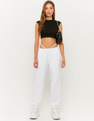 TALLY WEiJL, Jogging Taille Basse Blanc for Women