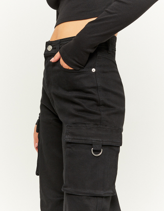 TALLY WEiJL, Black Cargo Parachute Trouser for Women