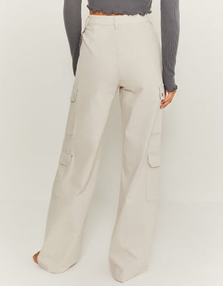 TALLY WEiJL, Pantalon Cargo Droit Taille Haute for Women