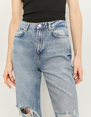 Mid Waist Straight Leg Jeans | TALLY 