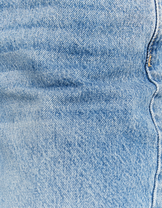 Blue High Waist Culotte Jeans