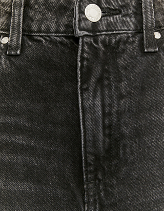TALLY WEiJL, Black High Waist Destroyed Dad Jeans for Women