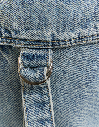 TALLY WEiJL, Jeans Jogger Cargo a Vita Alta Blu for Women