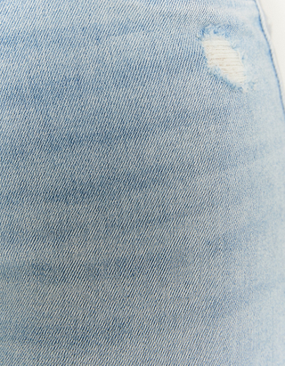 Jeans Flare Taille Haute Bleu