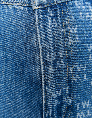 TALLY WEiJL, Jeans Dritti a Vita Alta Blu for Women