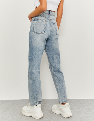 Mom Jeans Strappati a Vita Alta | TALLY WEiJL Online Shop