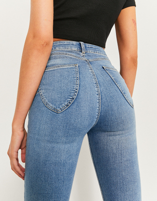 TALLY WEiJL, Jeans Push Up A Vita Alta Blu  for Women