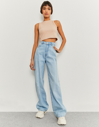 High Waist Wide Leg Jeans | TALLY WEiJL 