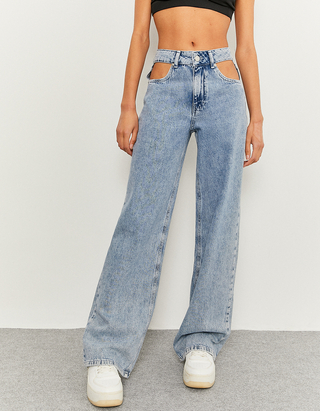 High Waist Wide Leg Jeans | TALLY WEiJL 