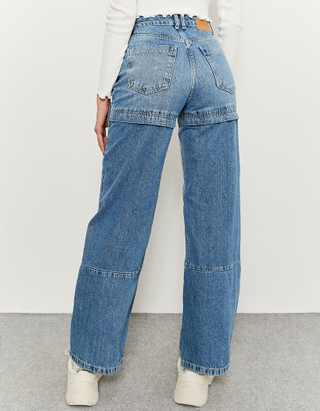 TALLY WEiJL, Jeans Taille Haute Large Fancy for Women