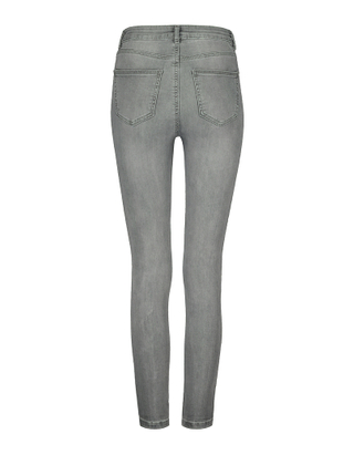 TALLY WEiJL, Jeans Skinny A Vita Alta Grigi  for Women