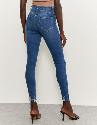 Jeans Skinny a Vita Alta