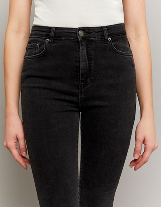 TALLY WEiJL, Jeans skinny neri a vita alta for Women