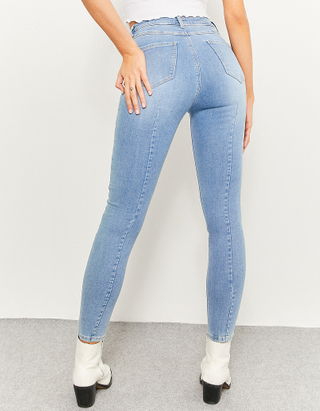 TALLY WEiJL, Jeans Taille Haute Skinny avec Coutures Frontales  for Women