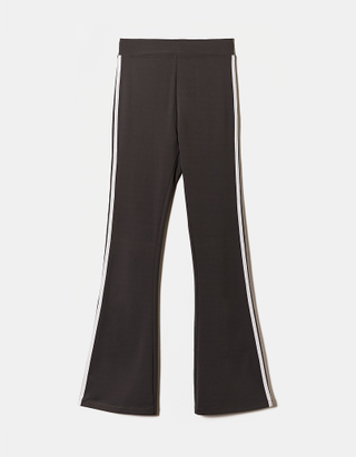 TALLY WEiJL, Pantalon de jogging ajusté gris avec bandes latérales blanches for Women