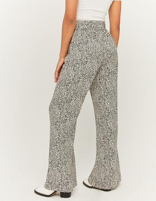 Printed Flare Trousers