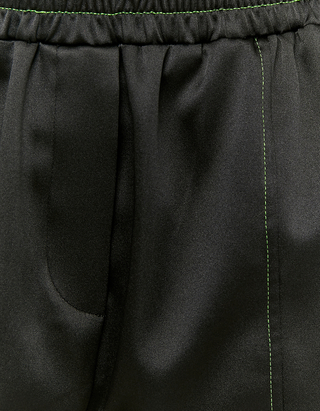 Black High Waist Joggers Trousers 