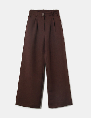 TALLY WEiJL, Pantalon Taille Haute Large Brun for Women