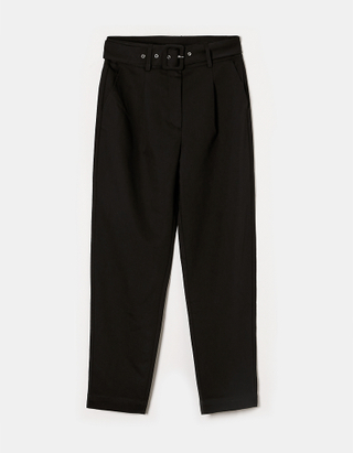 TALLY WEiJL, Black Straight Leg Tailored Trousers for Women