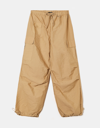 TALLY WEiJL, Beige Parachute Trousers for Women