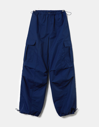 Pantalon Parachute Bleu