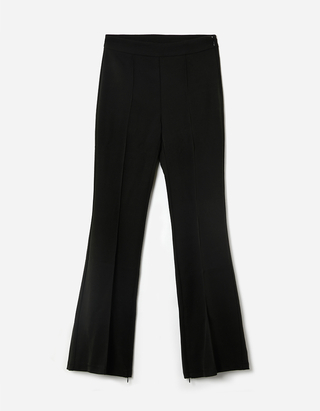 Pantaloni Neri a Zampa a Vita Alta | TALLY WEiJL Online Shop