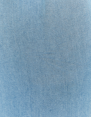 Pantalon Culotte Bleu Avec Nœud