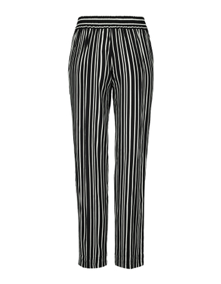 Black Striped Trousers