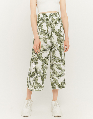 Printed Culotte Trousers
